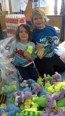 Packing Easter Baskets for Children in the Hospital