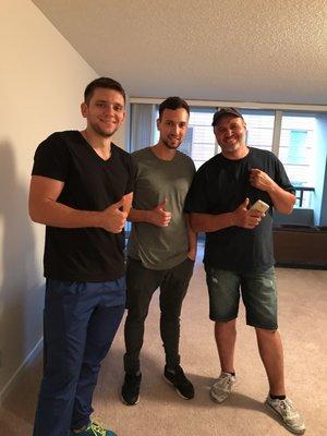 Ildar, Sasha, and Salim were kind, fast and helpful. It was a great experience with oneshotmove moving company I will highly recommend them