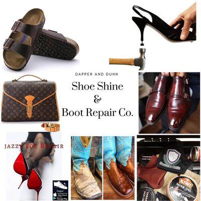 Full Leather Shoe & Boot Repair Services Available 
Dress Shoes * Boots * Purses * Heel Caps * Birkenstock Sandals * Red Bottom Soles