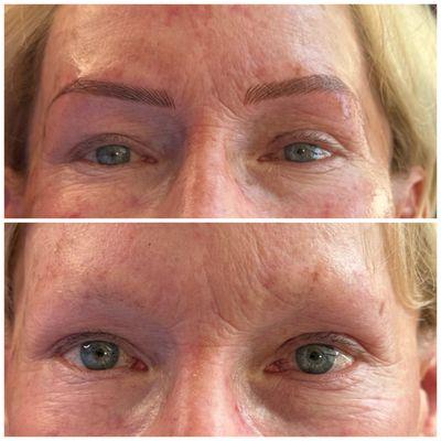 MICROBLADING or POWDER BROWS call/text von-microblading-waxing  at 5865880054