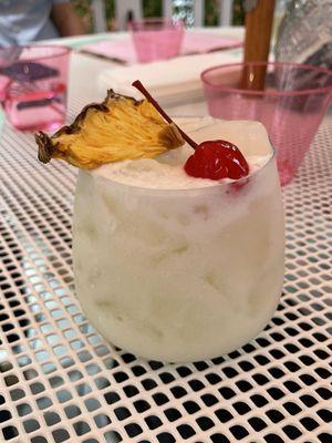 bartender's mocktail - melon piña colada