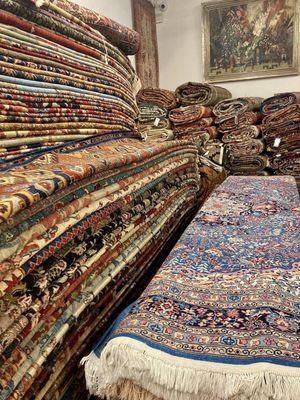 Rug store, rugs