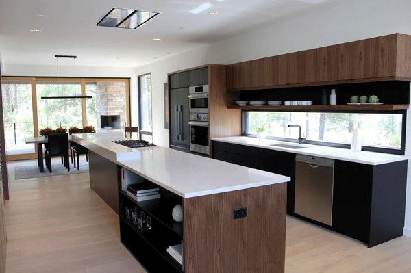 3 CM Denali Quartz Countertops with Undermount Sink.