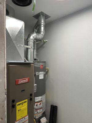 Custom supply and return air ductwork