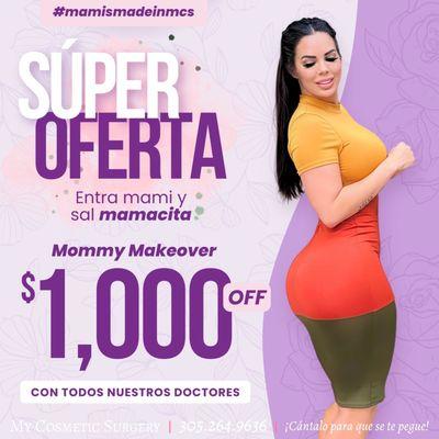 $1000 de descuento en el Mommy Makeover, el procedimiento estrella para todas las madres