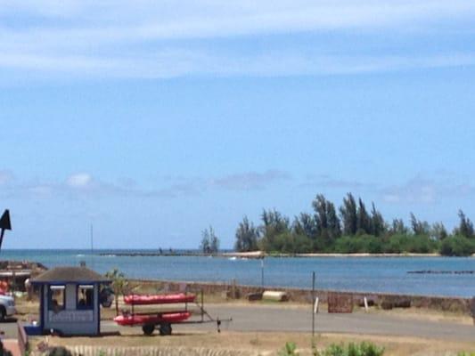 This is the small rental stand in the harbor so  you know what to look for.