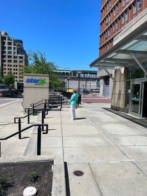 Huntington Avenue entrance to star market, across the street from Saks fifth Avenue