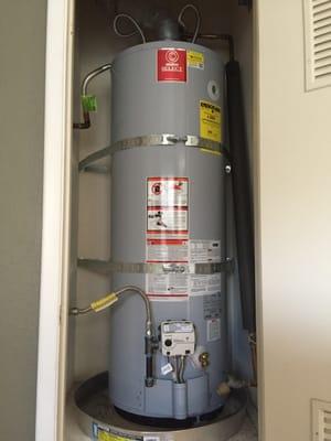 New water heater from Ideal Services in Las Vegas.