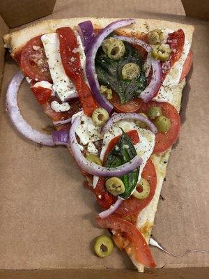 Caprese Pizza - will make you feel go about your choice