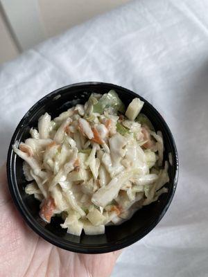 GRANNY'S APPLE SLAW. This slaw tasted better than the other but wish it was fresh.