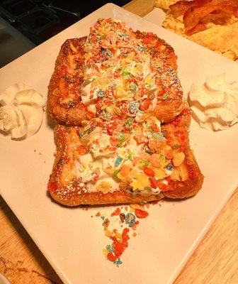 Fruity Pebble's French Toast