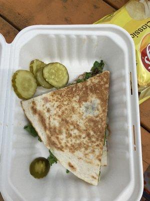 Prosciutto quesadilla