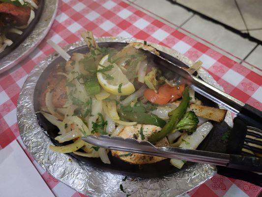 Mixed Tandoori plate.