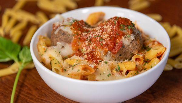 Baked Ziti & Meatballs