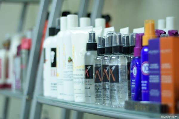 We've got a wide variety of hair care products.