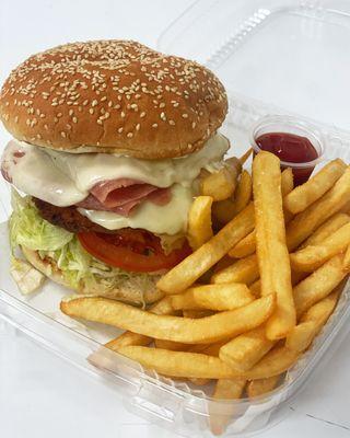 Chicken Cordon Bleu Burger. Limited Time.