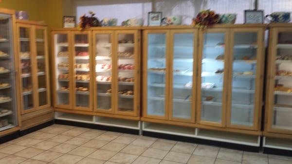 Inside of the bakery.