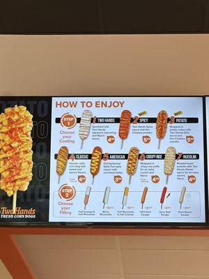 Corndog menu