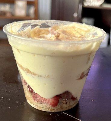 seriously? banana pudding with strawberries