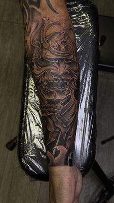 Japanese black and grey Tattoo