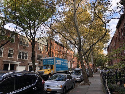 Brownstone moving in Cobble Hill