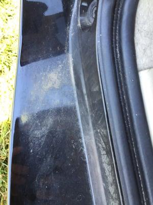 This is what I paid $129.99 for?????There's easily visible hair and trash still all over the vehicle!!!!! SCRATCHES too