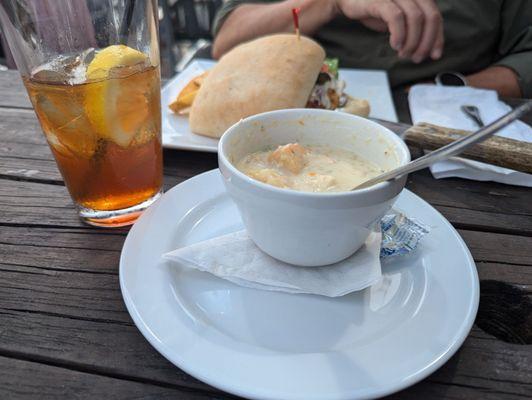 Clam chowder - lots of clams