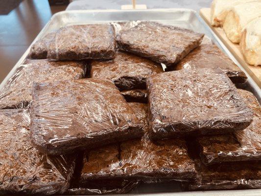 Our delicious fudge brownies! A customer favorite!