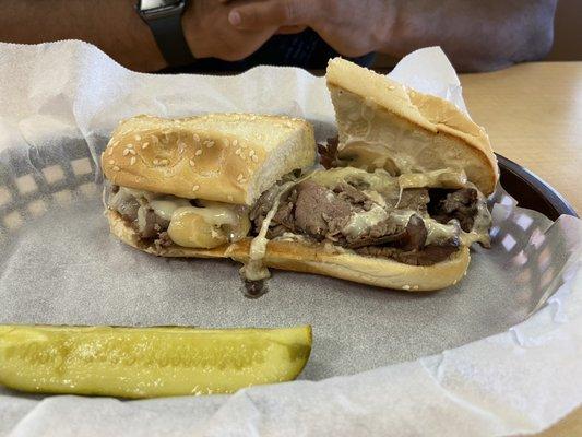 Philly steak which was meh...