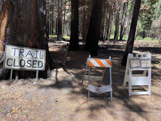 Part of the loop still closed from flooding