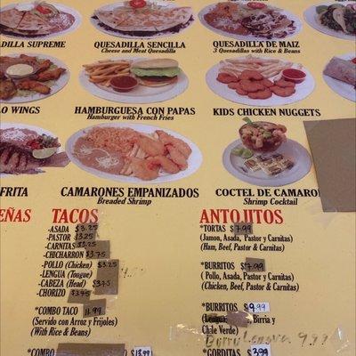 Tacos y antojitos