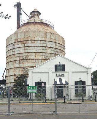 Construction Fence at Magnolia Silos