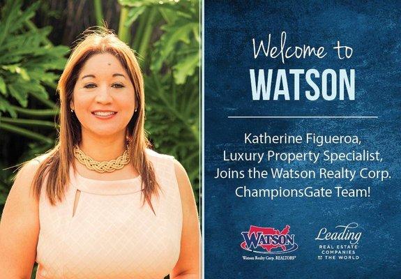 Katherine Figueroa Realtor Watson Realty Corp Champions Gate, FL