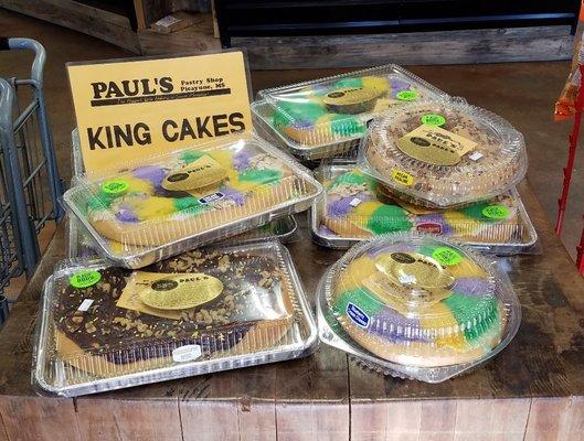 Famous Paul's Pastry Mardi Gras King Cakes