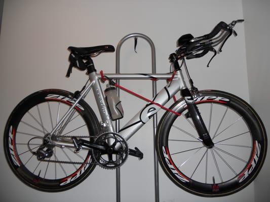 my 2006 Cervelo Dual triathlon bicycle