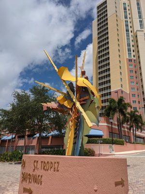 Naiad by artist Albert Paley, Fort Myers