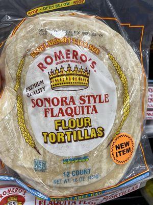 Flour Tortillas Sonora Style by Romero's