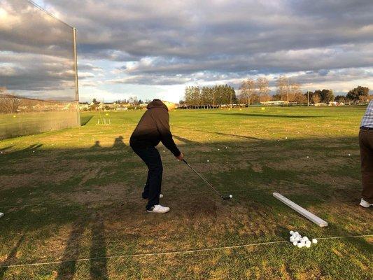 Driving range - very reasonably priced for the balls!