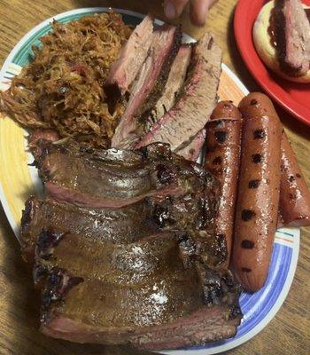 The meats meal. Look at that smoke layer!