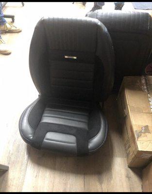 Sport r upholstery  With restored seat frames  Fresh paint and foam & covers