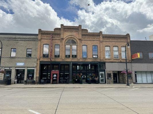 Feed Mill Coffee Company & Events is located in this beautiful 1895 brick building on State Street!