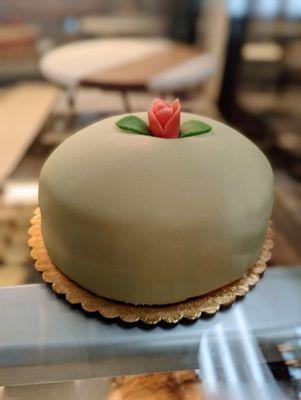 Swedish princess cake