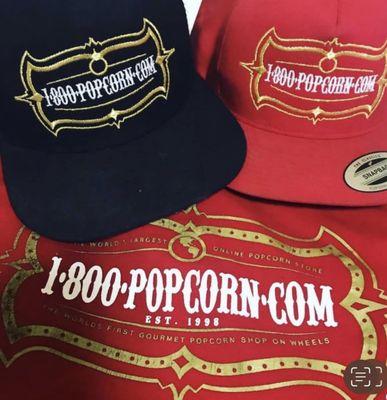 1-800-POPCORN SWAG "World Famous Popcorn Truck" Tees & Hats