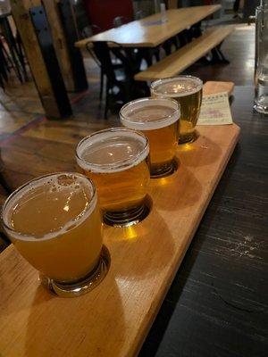 Flight of beer