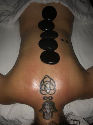 Hot stone massage