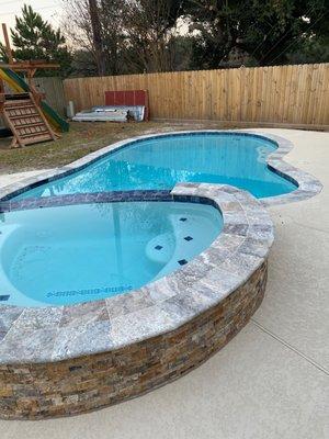 picture of complete pool