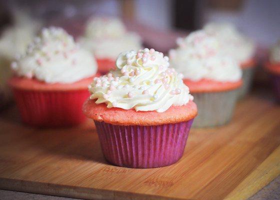 NEW Strawberry Whip Cupcake