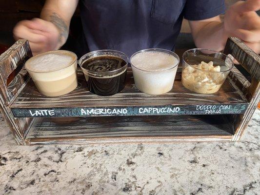 Espresso flight