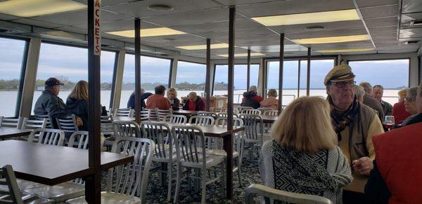 Comfortable inside dining room