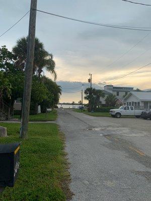 View from behind Beach House